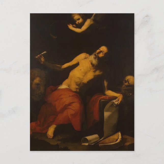 Carte Postale Jusepe de Ribera-St. Jérôme entend la Dernière tro (Devant)