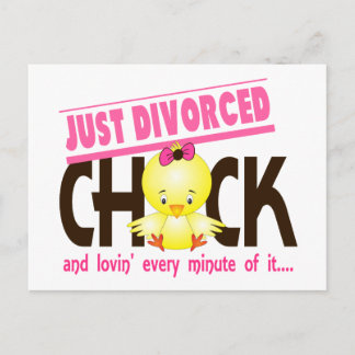 Carte Postale Juste Chick Divorcé