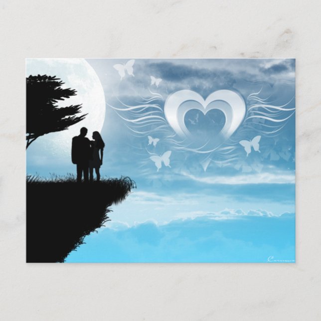 Carte Postale Juste comme le ciel (Devant)