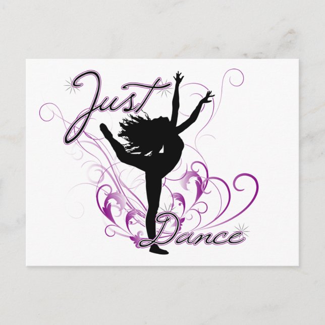 Carte Postale Juste danser (Devant)