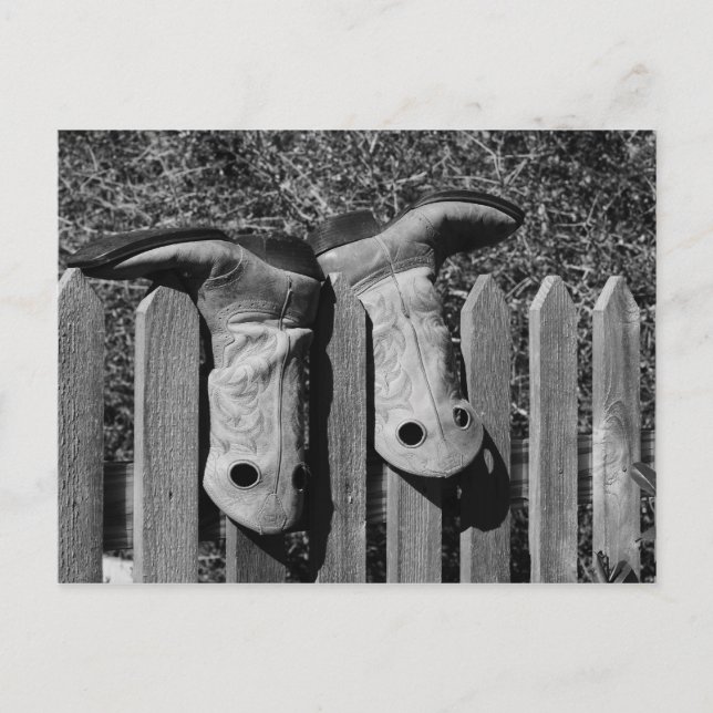 Carte Postale Juste des bottes (Devant)