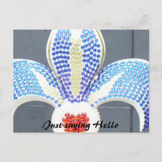 Carte Postale Juste dire bonjour