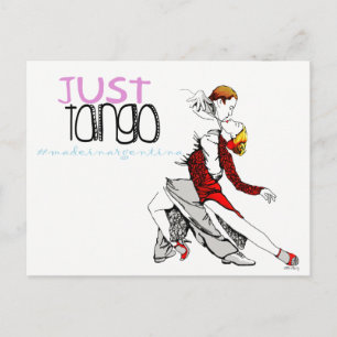 Carte Postale Juste du tango fait en Argentine