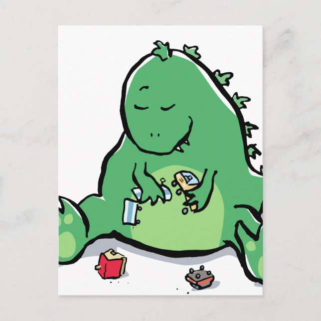 Carte Postale juste en train de jouer - gros (Devant)