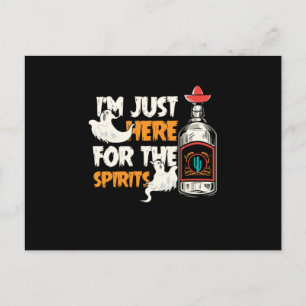 Carte Postale Juste Ici Pour Les Esprits Halloween Tequila Gif É