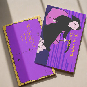 Carte Postale Juste Mourant Pour Dire Mignon Faucheur Halloween