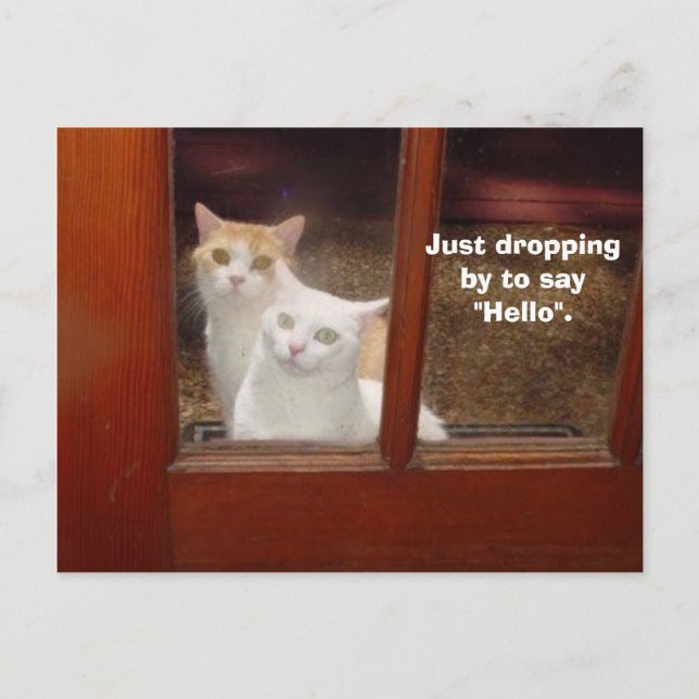 Carte Postale Juste passer (Devant)