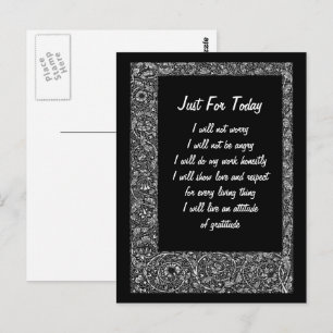 Carte Postale Juste Pour Aujourd'Hui Inspiration