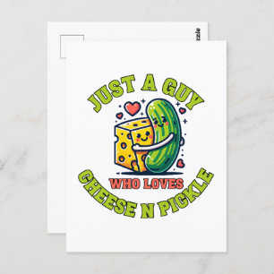 Carte Postale Juste un gars qui aime le pickle