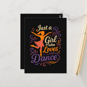 Carte Postale Juste un qui aime danser la danse