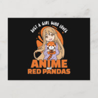 Juste une fille qui aime Anime et panda rouge Kawa