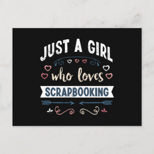 Carte Postale Juste une fille qui aime les cadeaux amusants de s