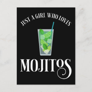 Carte Postale Juste Une Fille Qui Aime Les Mojitos