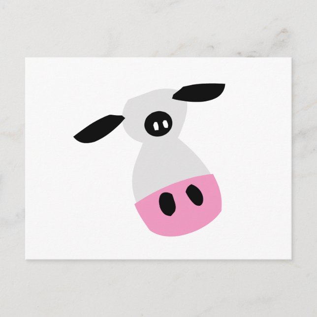 Carte Postale Juste une vache (Devant)