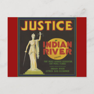 Carte Postale Justice