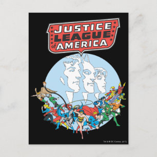 Carte Postale Justice League of America Group