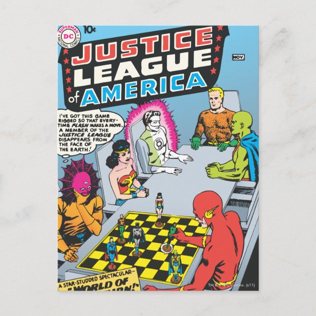 Carte Postale Justice League of America Numéro 1 - nov (Devant)