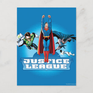 Carte Postale Justice League Power Trio