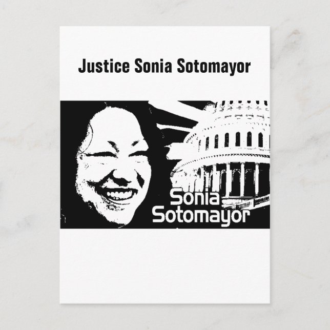Carte Postale Justice Sotomayor (Devant)