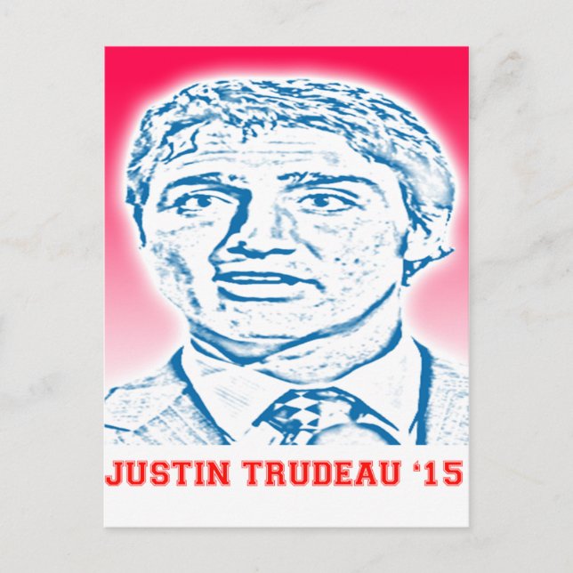 Carte Postale Justin Trudeau 15 (Devant)