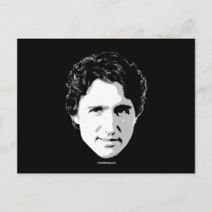 Carte Postale Justin Trudeau Chef de cheveux -.png