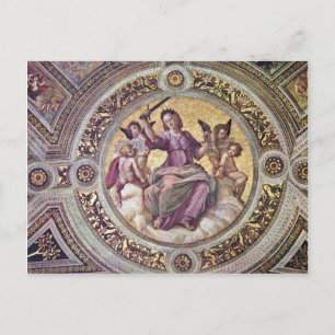 Carte Postale Justitia Tondo Par Raffael (Meilleure Qualité)