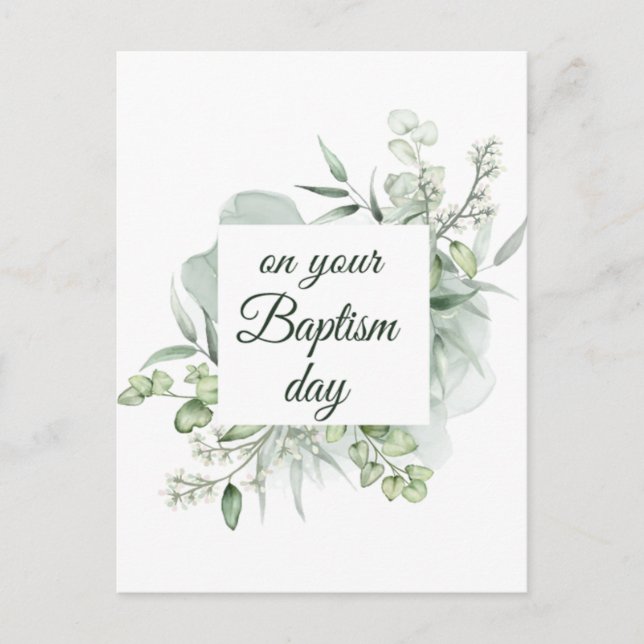 Carte Postale JW Baptism Cadeaux (Devant)