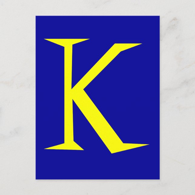 CARTE POSTALE K (Devant)