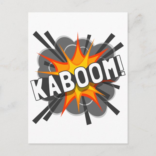 CARTE POSTALE KABOOM ! (Devant)