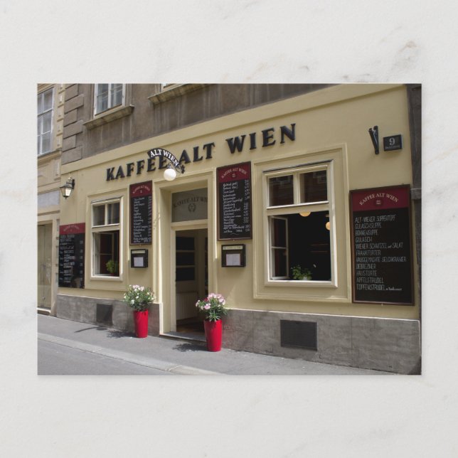 Carte Postale Kaffee Alt Wien, Vienne Autriche (Devant)
