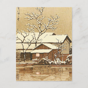 Carte Postale Kaga dans Snow oriental japonais paysage hiver