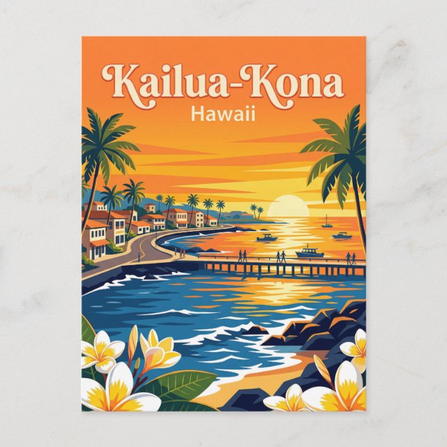 Carte Postale Kailua-Kona États-Unis (Devant)