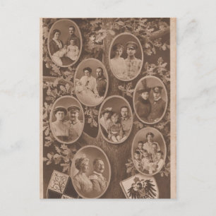 Carte Postale KAISER WILHELM II avec sa famille #024D