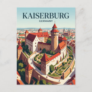 Carte Postale Kaiserburg Allemagne