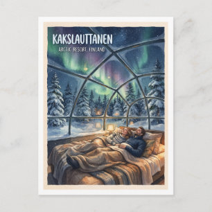 Carte Postale Kakslattannen Arctic Resort Saariselkä Finlande