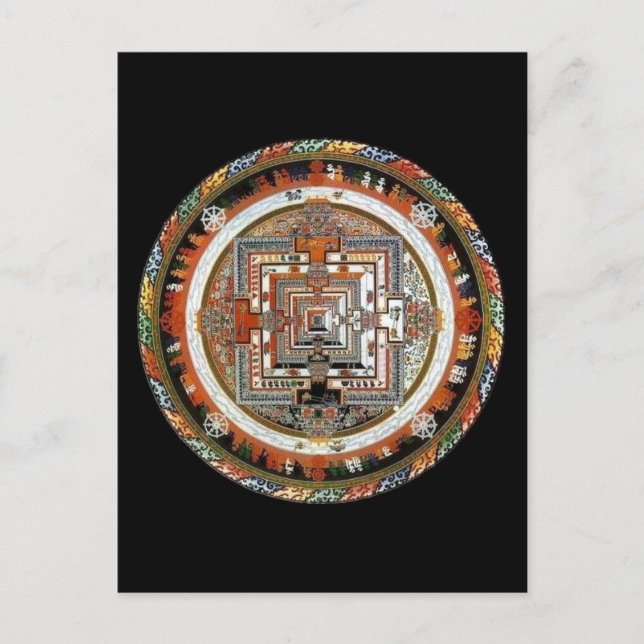 Carte Postale Kalachakra Mandala (Devant)