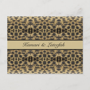 Carte Postale KaleidoCheetah, personnalisable