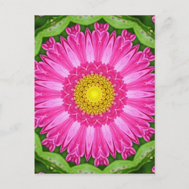 Carte Postale Kaleidoscope Aster (Devant)