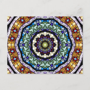 Carte Postale Kaleidoscope en verre tendu #2