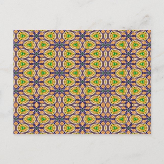 Carte Postale Kaleidoscope Mardi Gras (Devant)