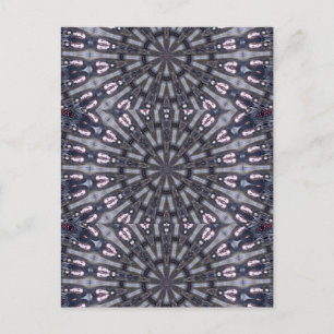 CARTE POSTALE KALEIDOSCOPE PSYCHÉDÉLIQUE /MÉMOIRES MYSTIQUES