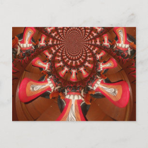 Carte Postale Kaleidoscope Tongue Art Personnaliser d'impression