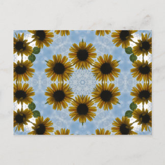 Carte Postale Kaleidoscope tournesol 4