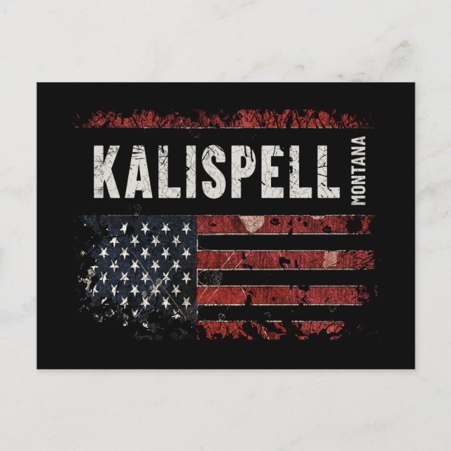 Carte Postale Kalispell Montana (Devant)