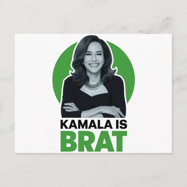 Carte Postale Kamala est un sarcastique amusant (Devant)