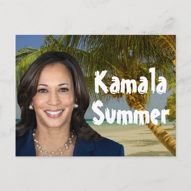 Carte Postale Kamala été 2024 (Devant)