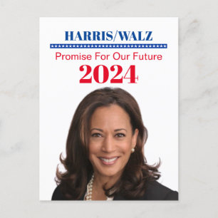 Carte Postale Kamala Harris