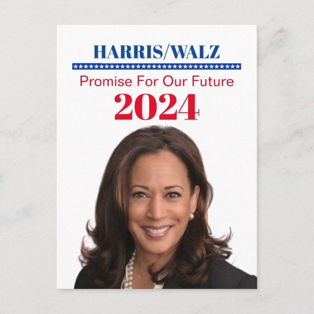 Carte Postale Kamala Harris (Devant)
