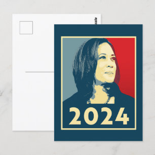 Carte Postale Kamala Harris 2024