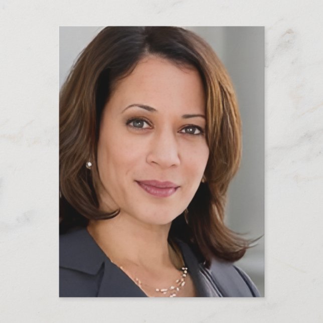 Carte Postale Kamala Harris 2024 mon président est un noir et un (Devant)